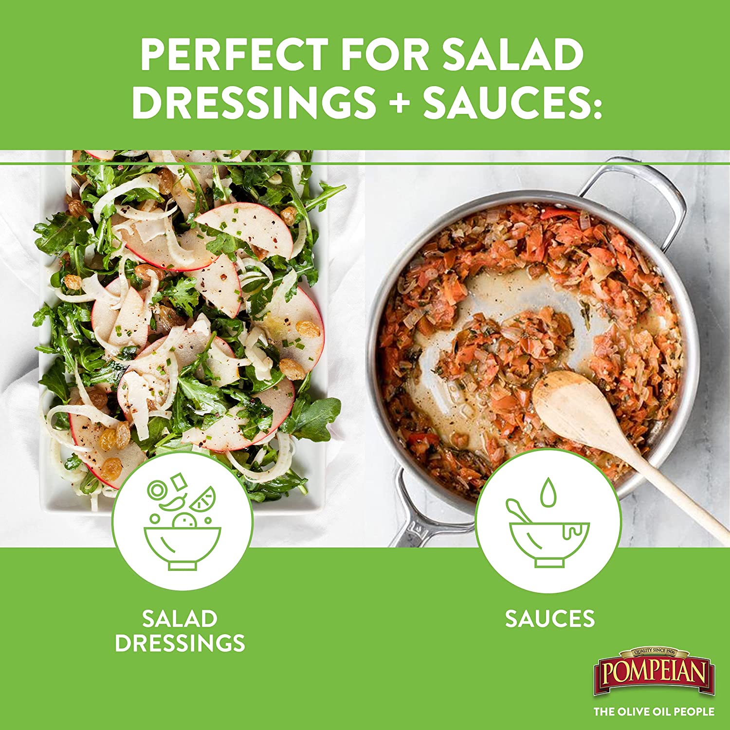 Pompeian Gourmet Organic Red Wine Vinegar， Unfiltered & Unpasteurized， Perfect for Marinades， Salad Dressings， 16 FL. OZ.， Pack of 6 - Image 4